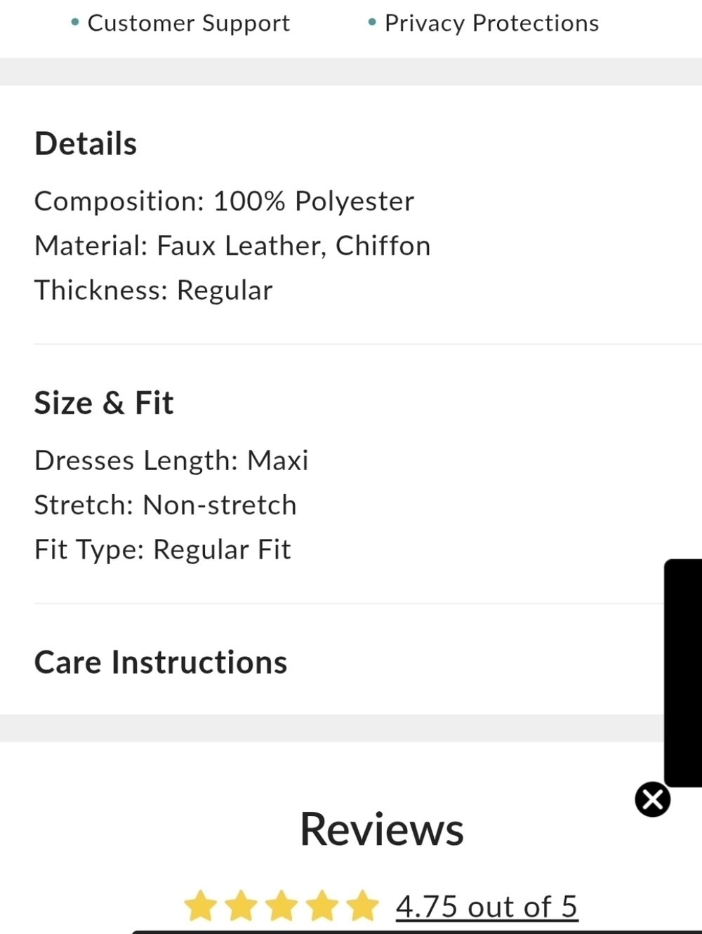 NWT Commense Asymmetric Patchwork Faux Leather Chiffon Pleated Maxi Skirt - Picture 5 of 5